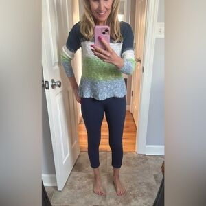 Abercrombie & Fitch Navy Knit Top, kids, size medium, but fits women xs